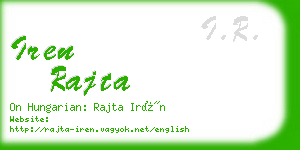 iren rajta business card